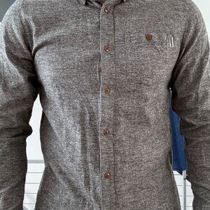 Carhartt Men's Brown Button-Down Shirt